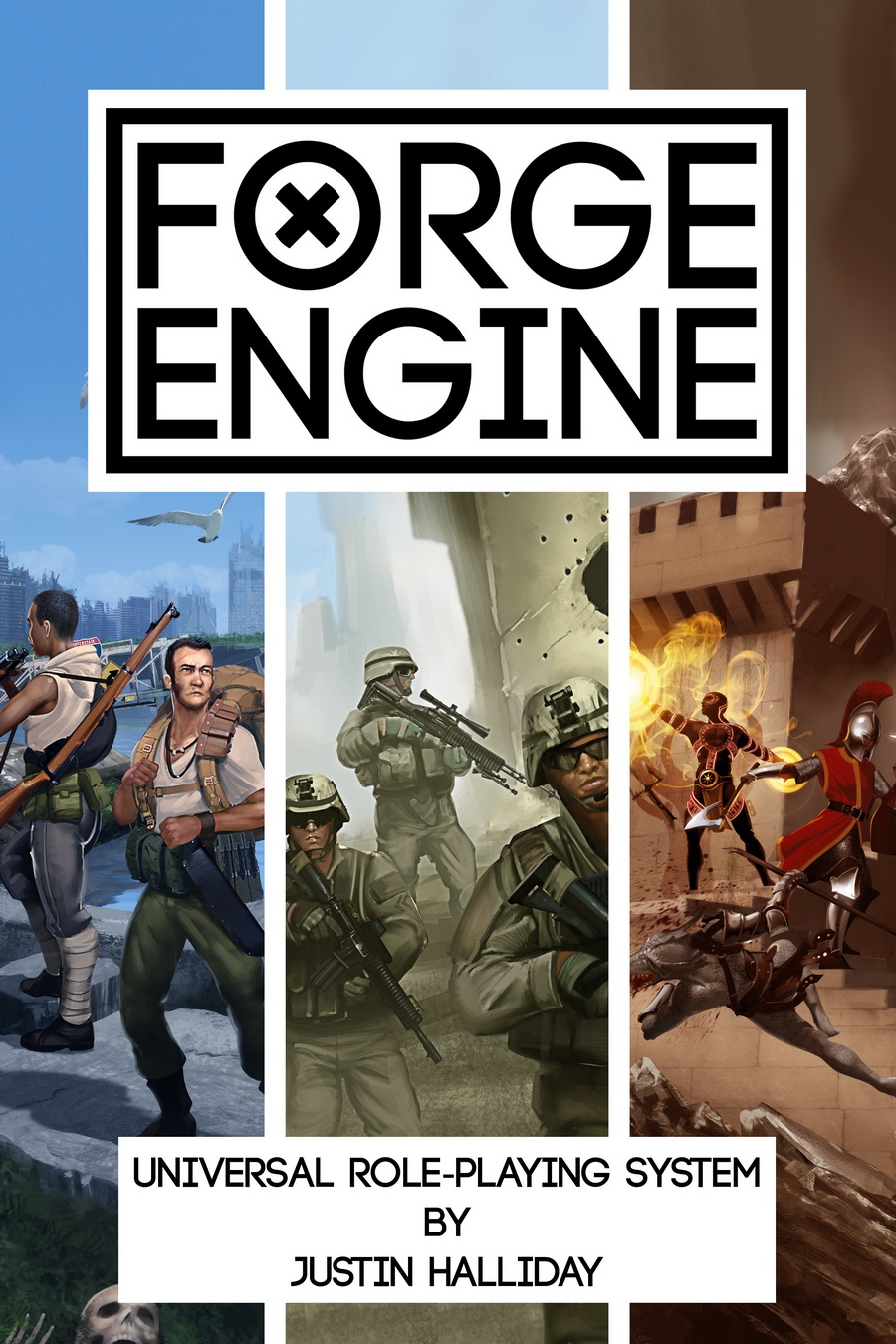 Forge Engine – Universal RPG System – Cover – Portrait – 900×1350