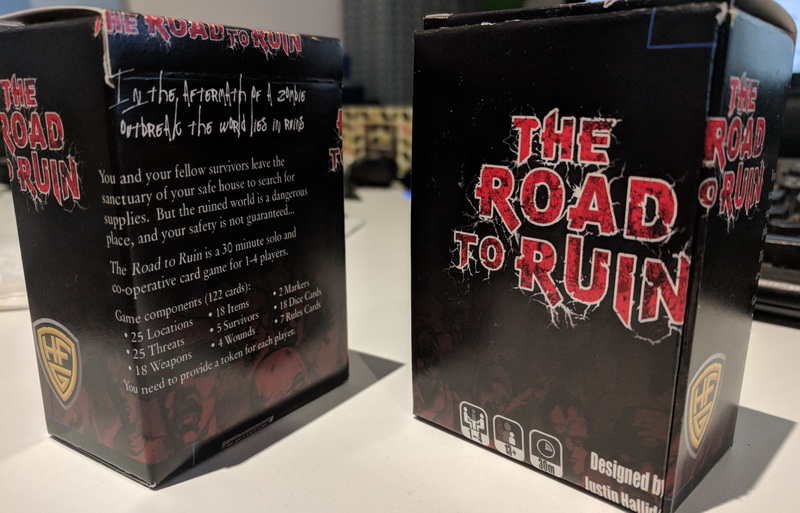 The Road to Ruin tuckbox